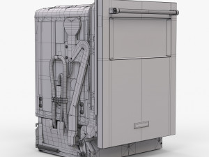 Dishwasher KitchenAid KDTM384ESS 3D Model