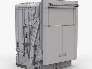 Zmywarka KitchenAid KDTM384ESS Model 3D