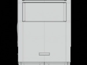 Zmywarka KitchenAid KDTM384ESS Model 3D