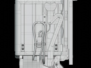 Dishwasher KitchenAid KDTM384ESS 3D Model