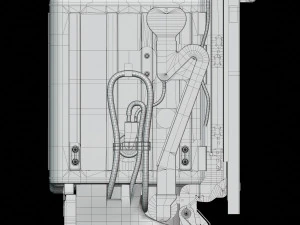 Zmywarka KitchenAid KDTM384ESS Model 3D