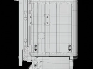 Zmywarka KitchenAid KDTM384ESS Model 3D