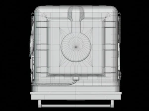 Zmywarka KitchenAid KDTM384ESS Model 3D