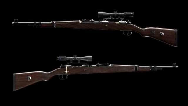 Kar98k 3D Model in Assault Rifles 3DExport