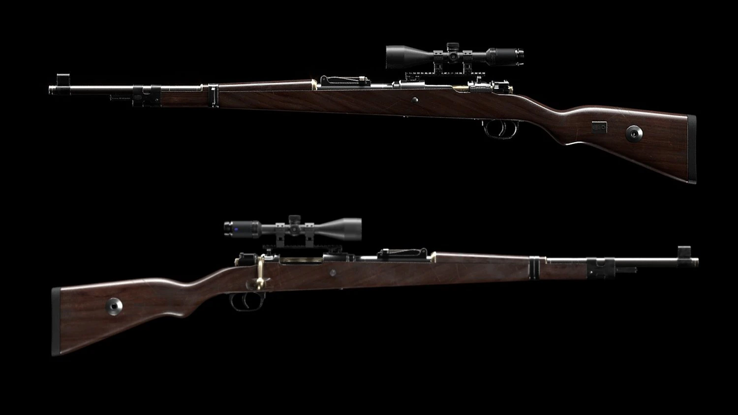 Kar98k 3D Model .c4d .max .obj .3ds .fbx .stl .blend 