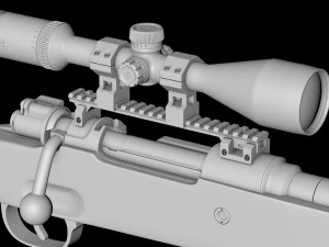Kar98k 3D Model