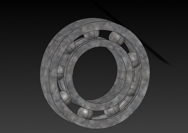 Ball bearing Modello 3D .c4d .max .obj .3ds .fbx .stl .blend