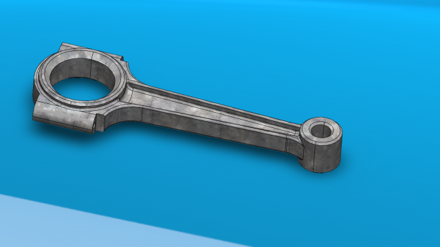 Connecting rod 3D 모델 .c4d .max .obj .3ds .fbx .stl .blend 