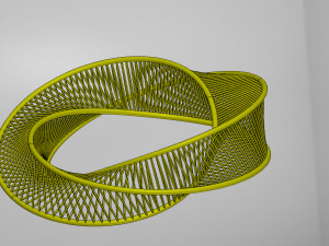 Mobius bracelet 3Dモデル