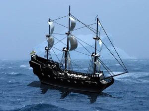 KARAYİP'İN SİYAH İNCİ KORSANLARI 3D Baskı Modeli