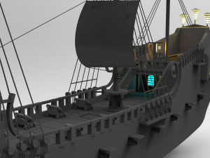 BLACK PEARL PIRATES OF THE CARIBBEAN Modelo de Impressão 3D