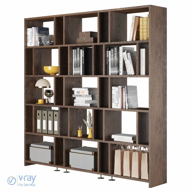 MODULAR SHELVING 3D Модель .c4d .max .obj .3ds .fbx .stl .blend 