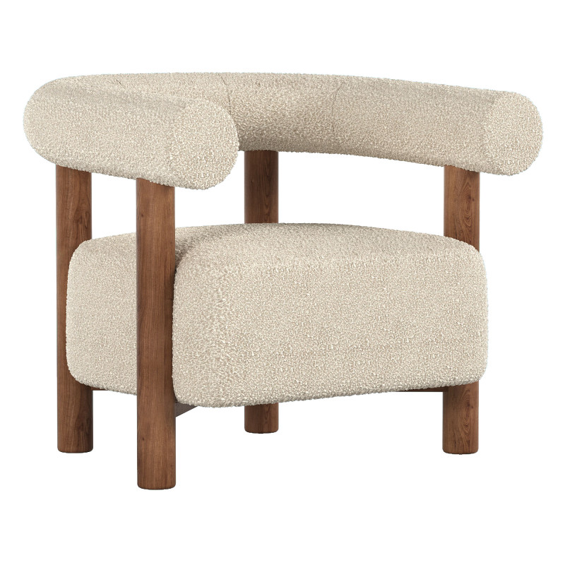 Cielo Armchair Model 3D .c4d .max .obj .3ds .fbx .stl .blend