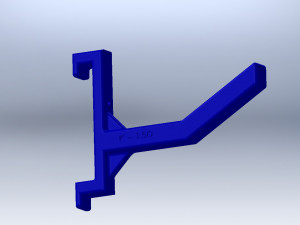 Slatt Wall 150 Hook 3D Baskı Modeli