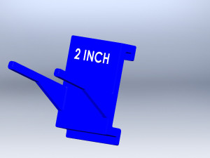 Slatt Wall K80 2 Inch Hook 3D Print Model