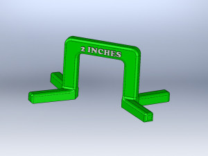 Golf Putting Training Tool 3D Baskı Modeli