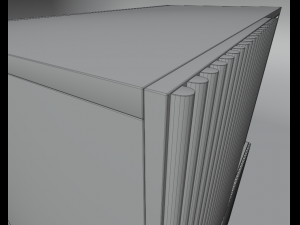 Beyla Solid oak shelf Model 3D
