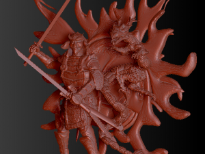 The samurai of the rising sun 3D 模型