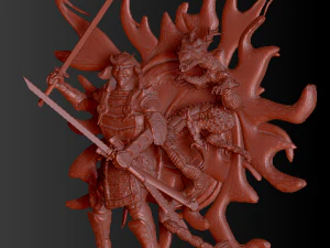 The samurai of the rising sun 3D Model