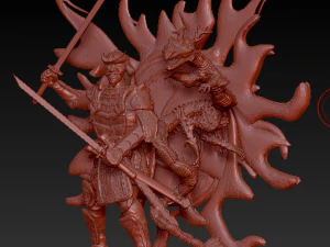 The samurai of the rising sun 3D Model