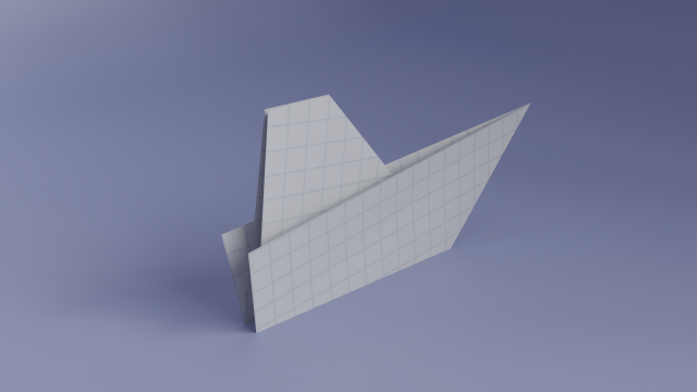 Paper Ship 3D 模型 .c4d .max .obj .3ds .fbx .stl .blend 