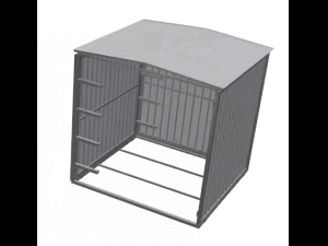 Container Desmontvel para obra 3D Model
