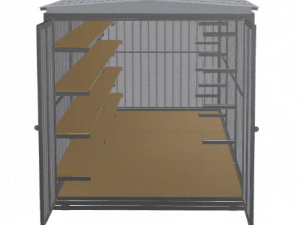 Container Desmontvel para obra 3D Model