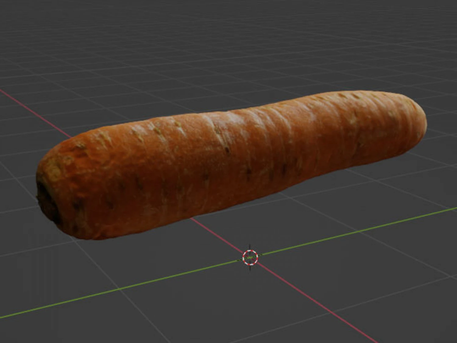 Carrot 3D Model .c4d .max .obj .3ds .fbx .stl .blend