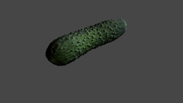 Cucumber 3D Модель .c4d .max .obj .3ds .fbx .stl .blend