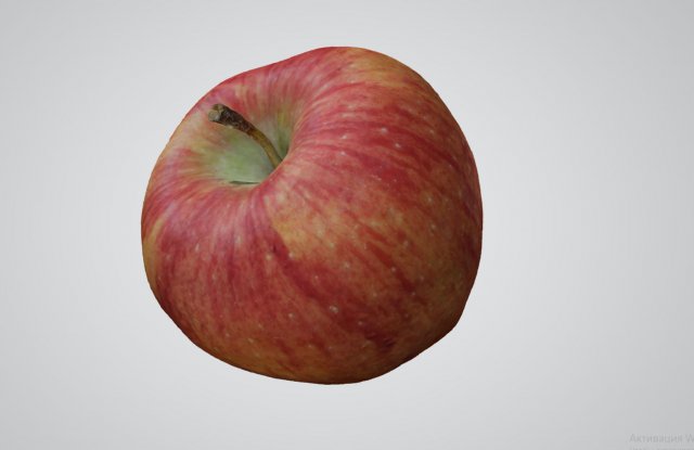 Apple 3D Модель .c4d .max .obj .3ds .fbx .stl .blend 
