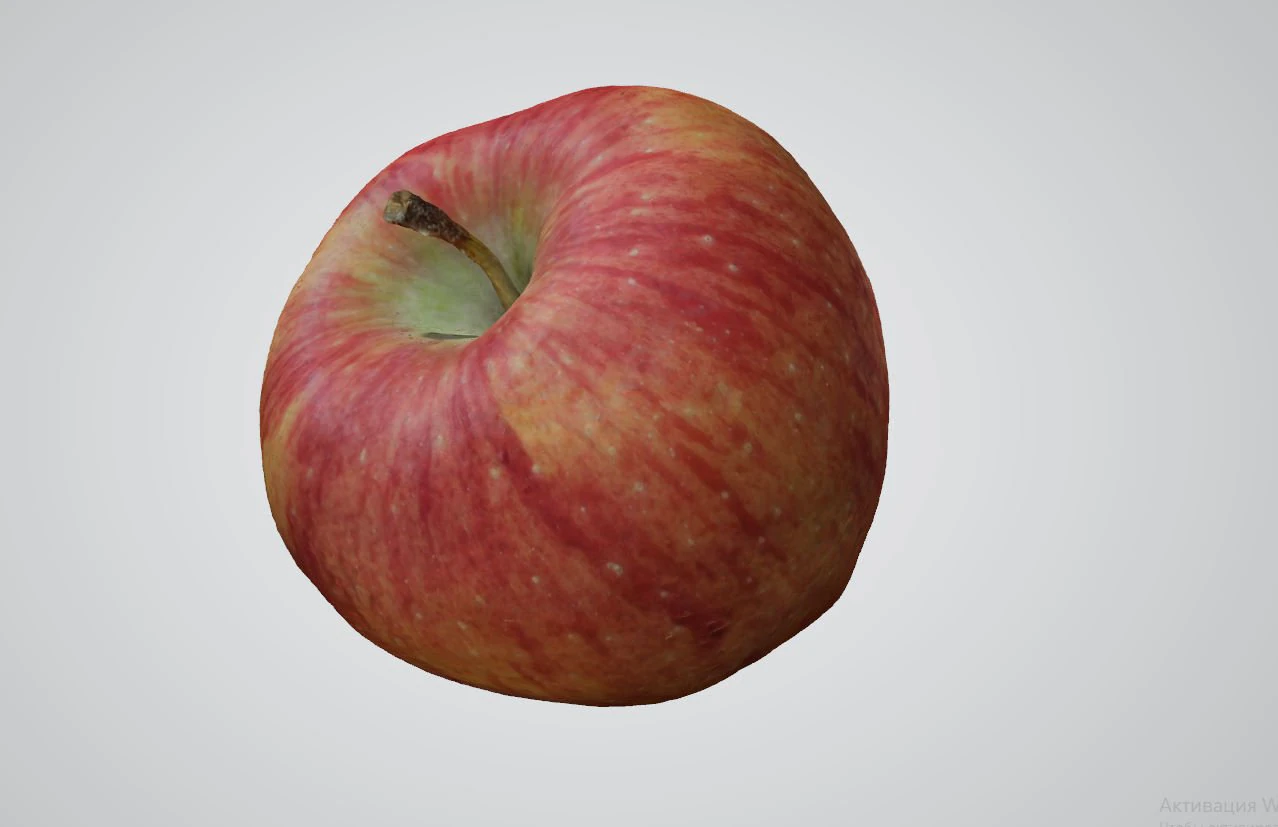 Apple 3D Model .c4d .max .obj .3ds .fbx .stl .blend 