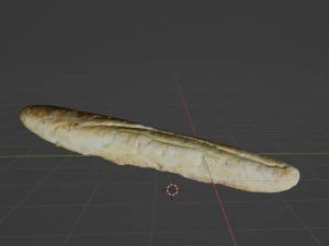 Baguette 3D Model