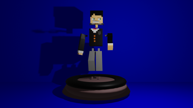 Minecraft character 3D 프린트 모델 .c4d .max .obj .3ds .fbx .stl .blend 