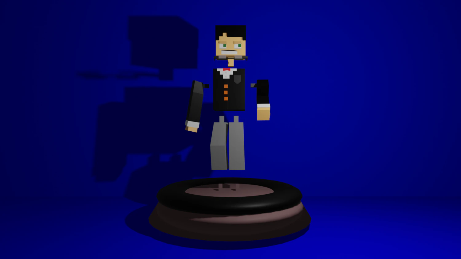 Minecraft character 3D Print Model .c4d .max .obj .3ds .fbx .stl .blend 