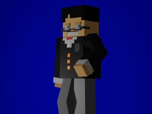 Minecraft character 3D 프린트 모델
