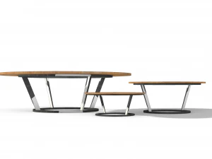 Table - wooden table - Rhino 6 modelling 3D Model