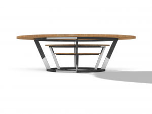 Table - wooden table - Rhino 6 modelling 3D 모델