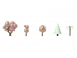 Plants - Plants by seasons - Rhino 6 modelling 3D Model