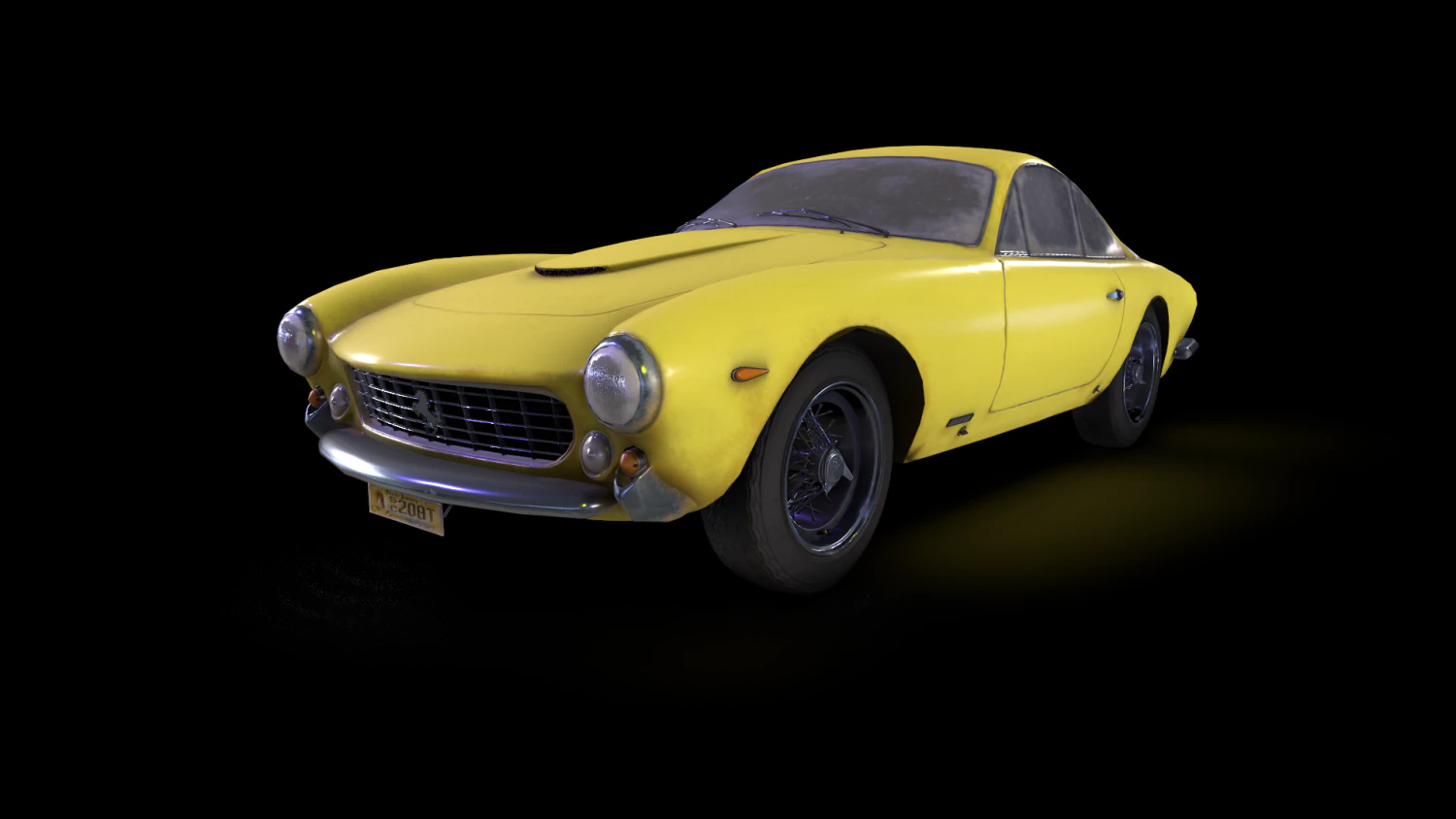 Ferrari 250 GTO 3D Model .c4d .max .obj .3ds .fbx .stl .blend
