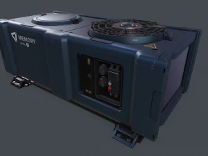 Sci-fi ventilatiebox 3D Model