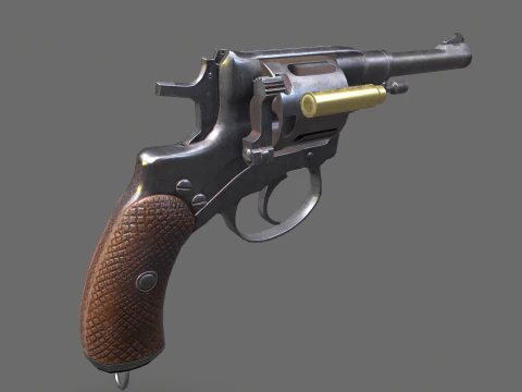 Nagant 1910 3D Model