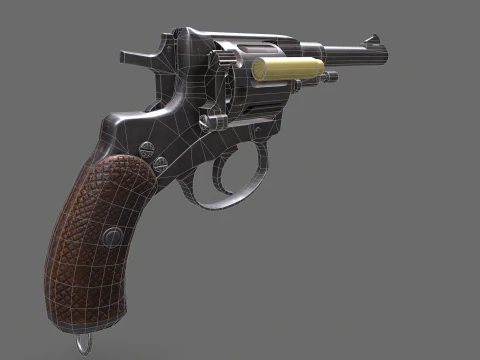 Nagant 1910 3D Model