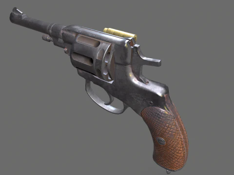Nagant 1910 3D Model