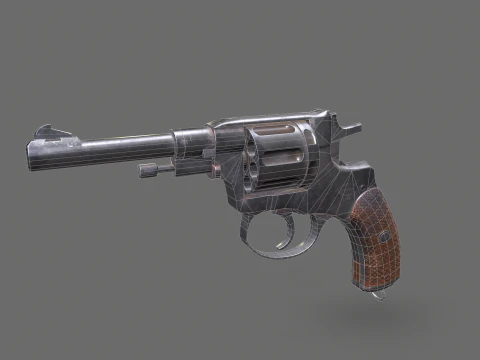 Nagant 1910 3D Model