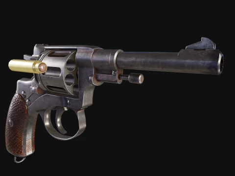 Nagant 1910 Modelo 3D