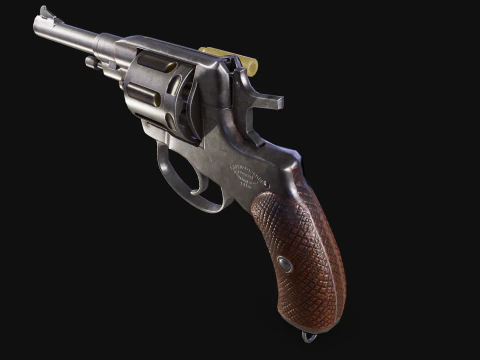 Nagant 1910 3D Model