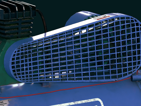 エアコンプレッサー 3Dモデル