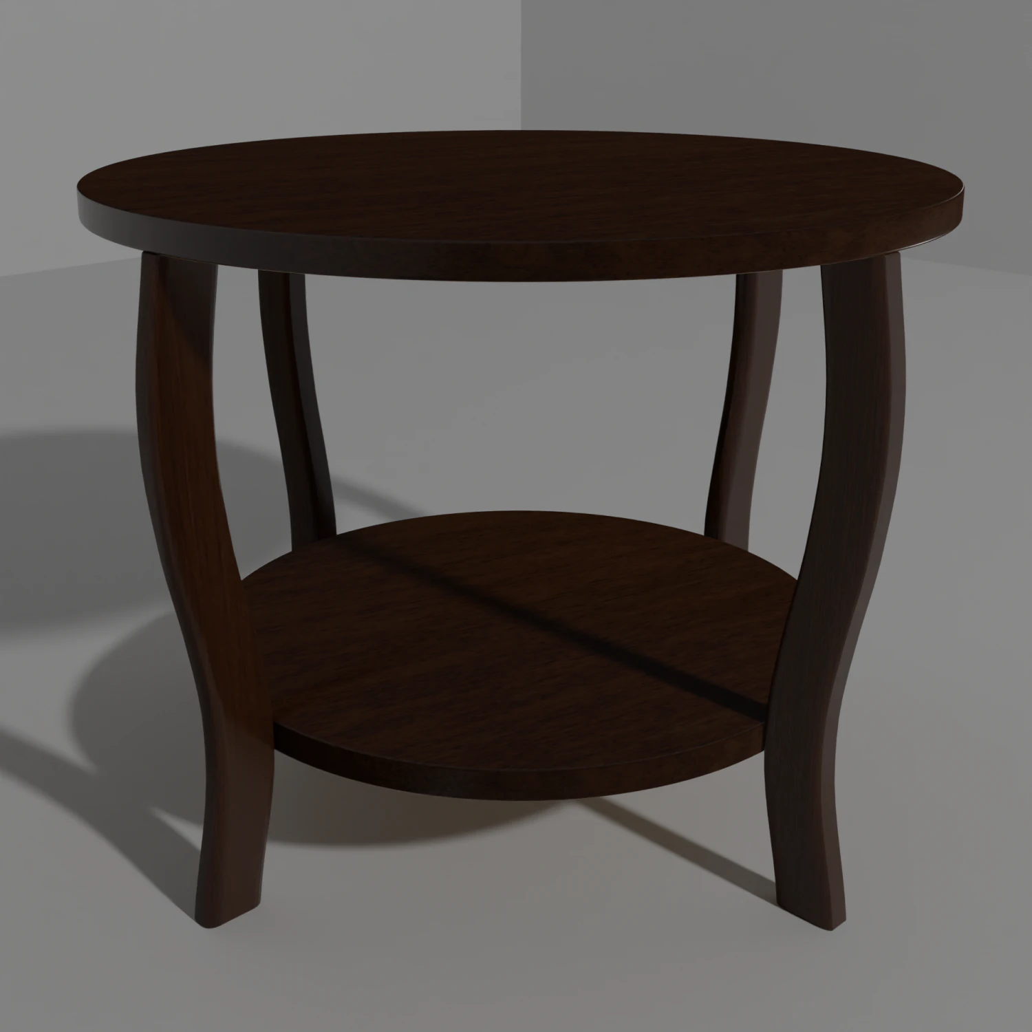Wooden table 3D Model .c4d .max .obj .3ds .fbx .stl .blend 