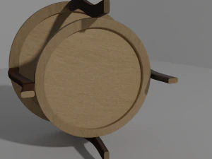 Wooden table 3D Model
