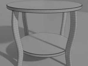 Wooden table 3D 모델